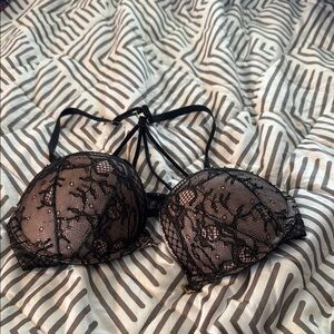 Elegant Black Lace Bra